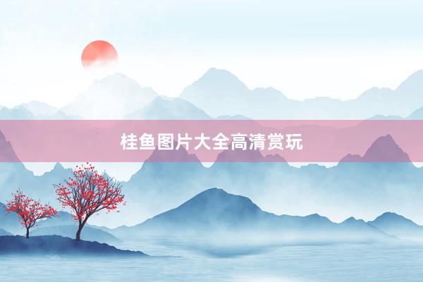 桂鱼图片大全高清赏玩